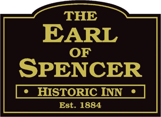 The Earl of Spencer Historic Inn: outside sign