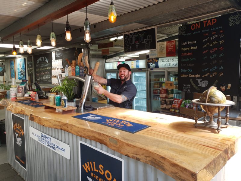 Wilson Brew Pub counter